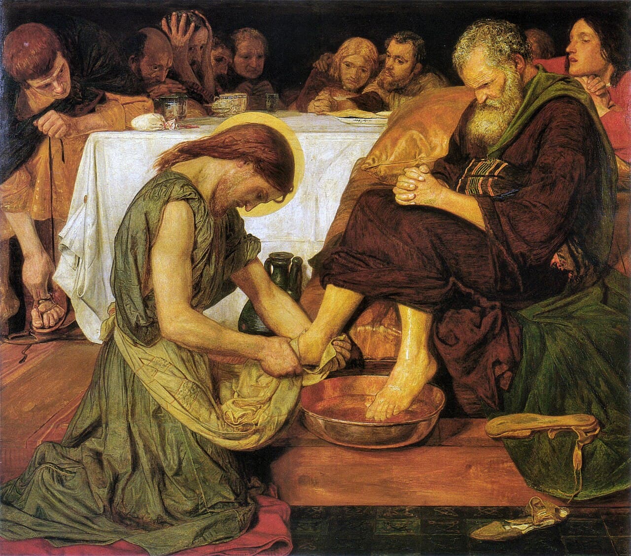 Christ washing the Disciples' feet