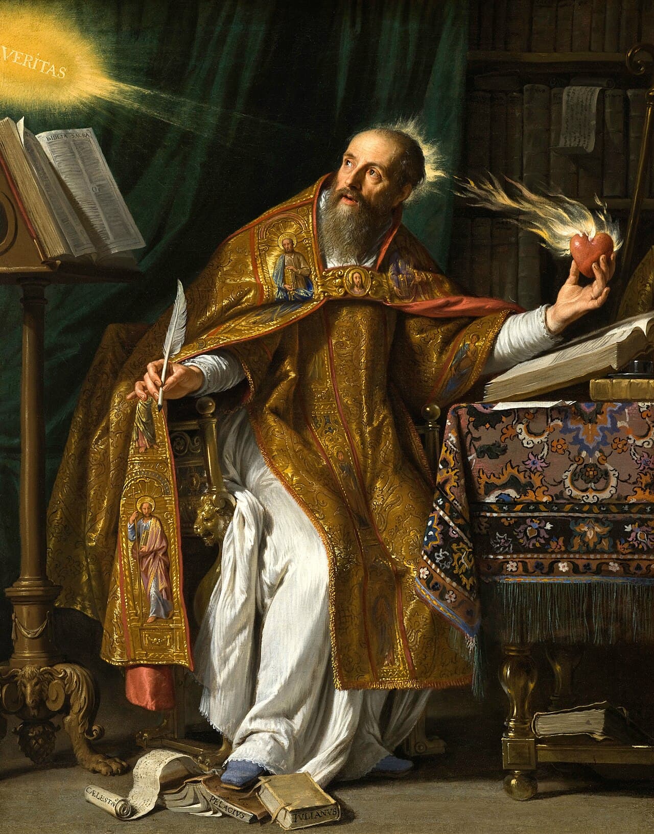 Saint Augustine Alternative title: Saint Augustin, illustrating Augustine