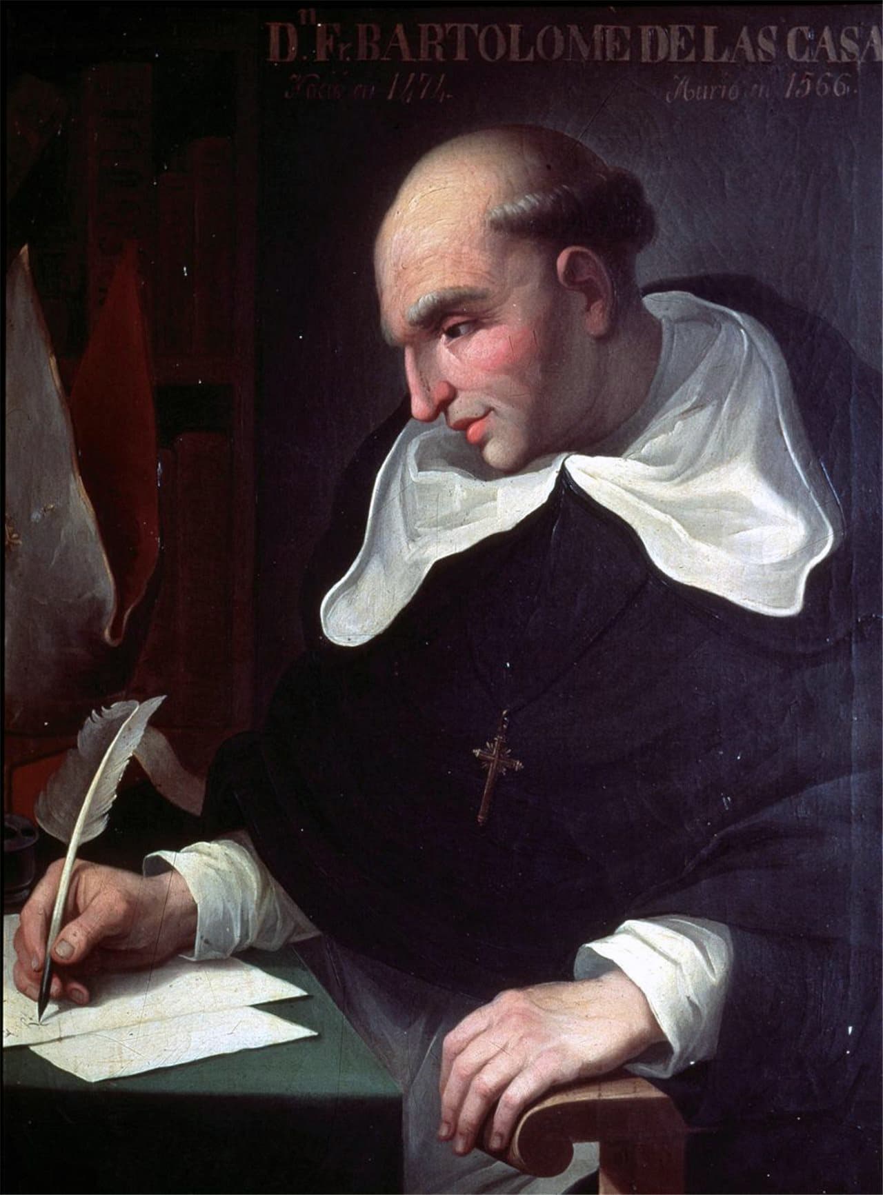 Portrait of Bartolomé de Las Casas (c.1484 - 1566)