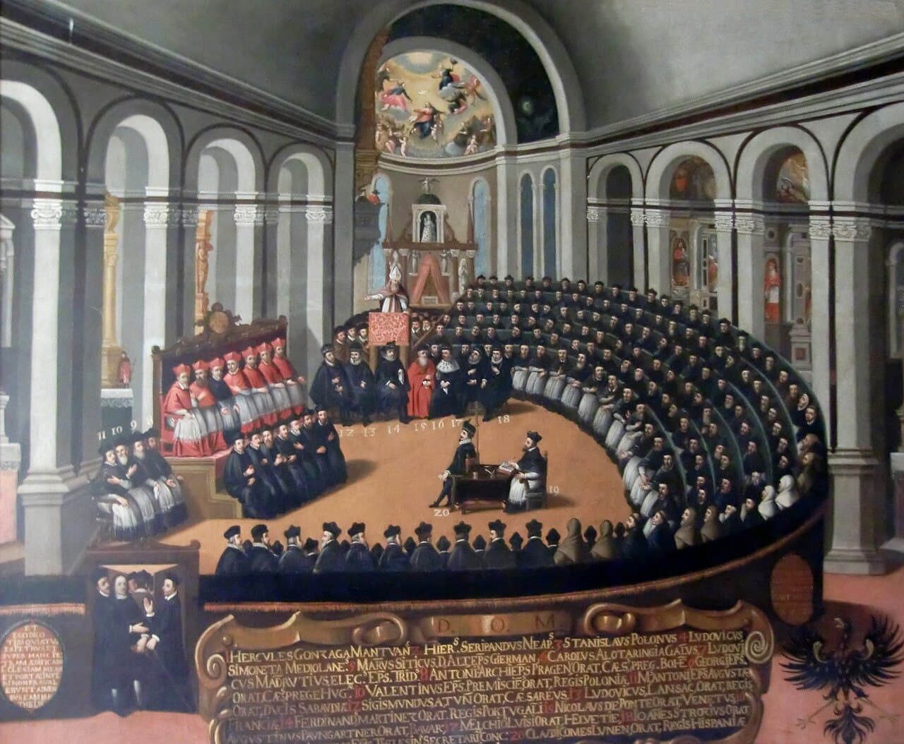 Council of Trent, painting in the Museo del Palazzo del Buonconsiglio, Trento