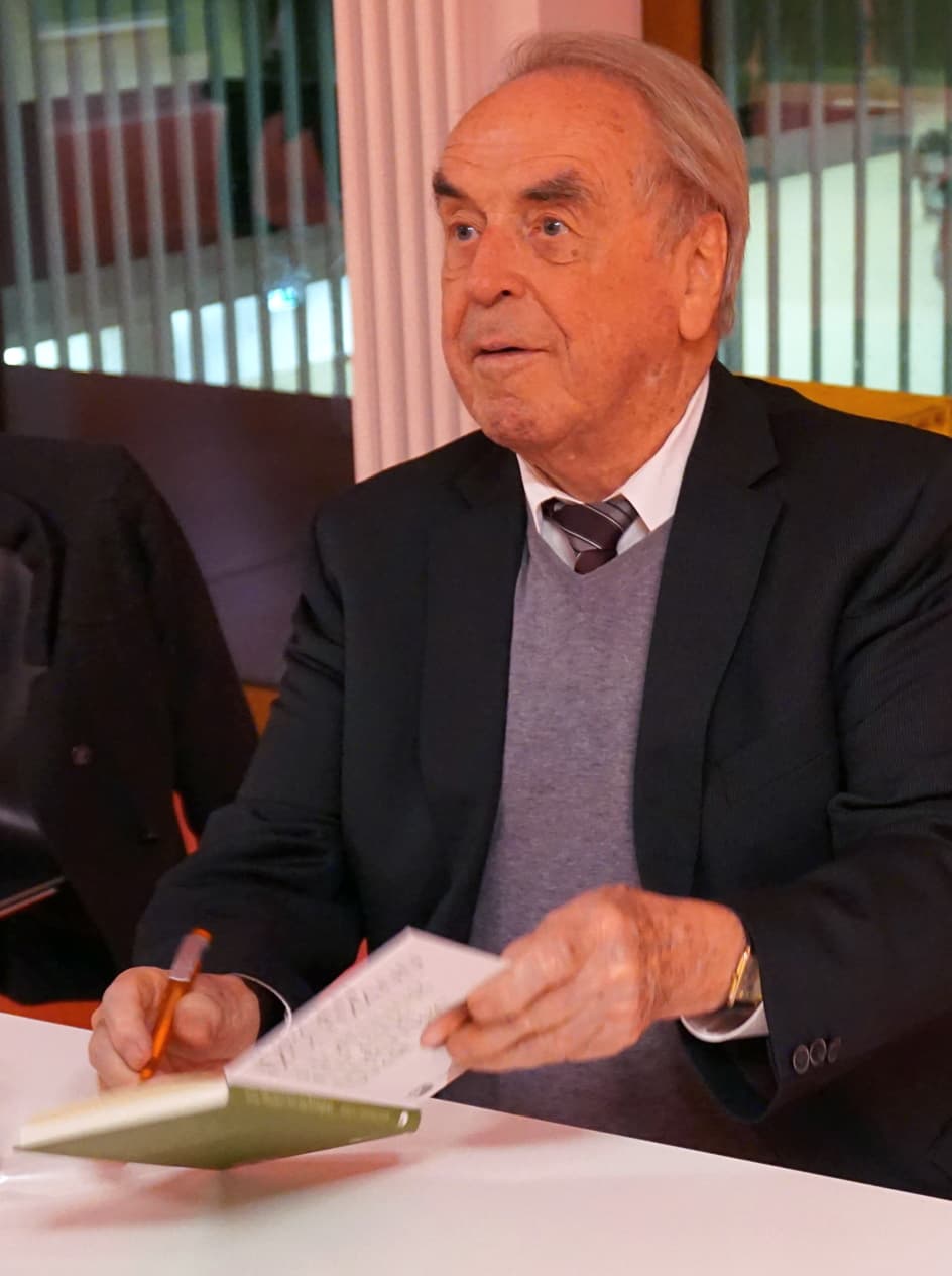 Jürgen Moltmann im Hospitalhof Stuttgart. März 2016