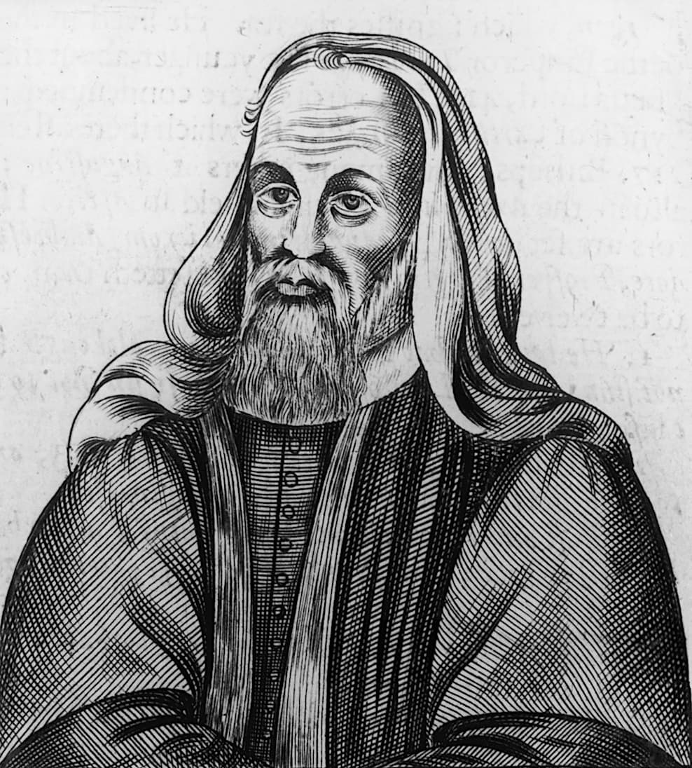 A print of Pelagius from an unidentified early modern source.