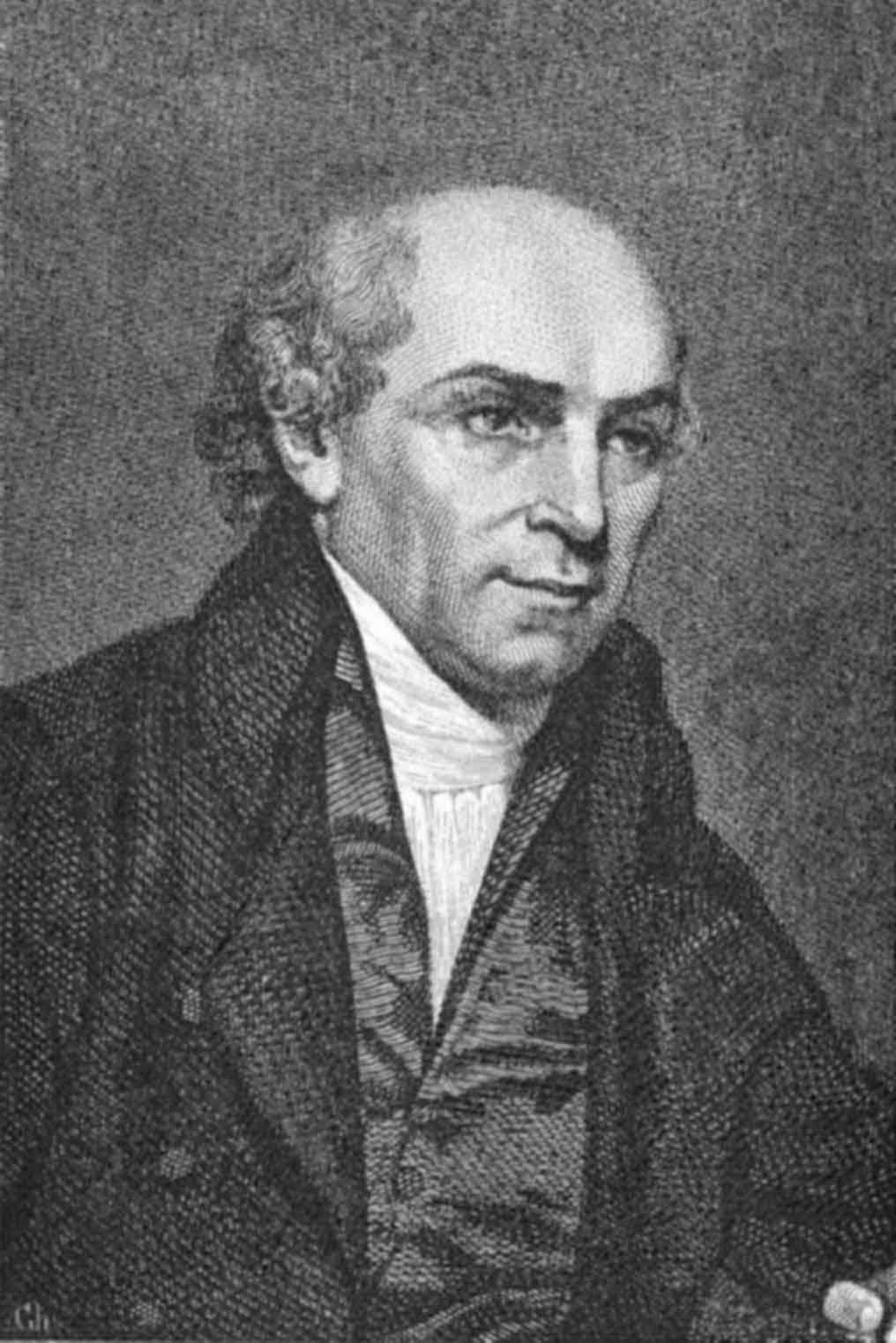 Nineteenth-century engraved portrait of Baptist missionary William Carey