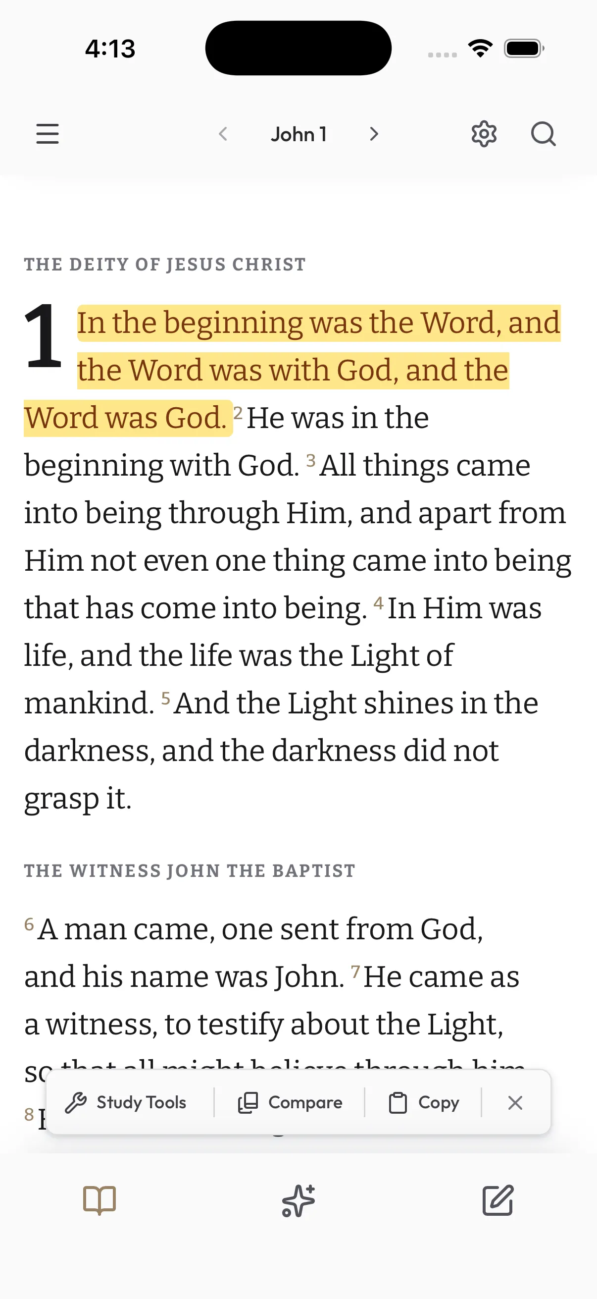 Lumenology iPhone interface