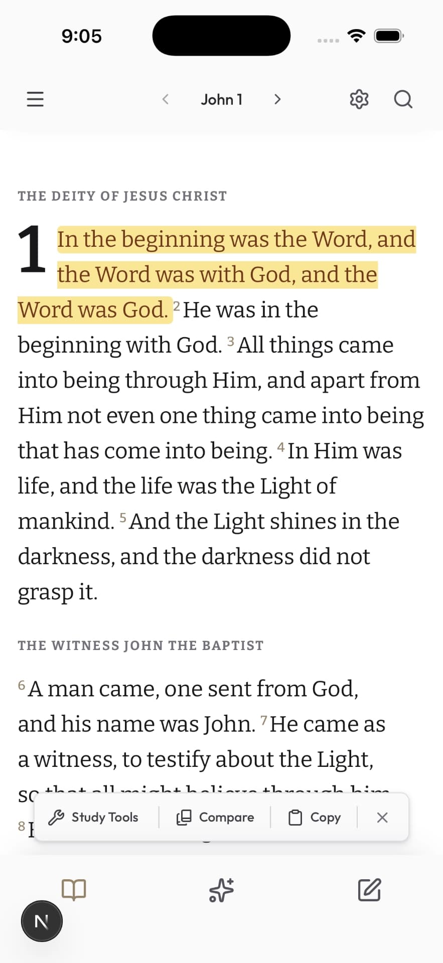 Lumenology iPhone interface